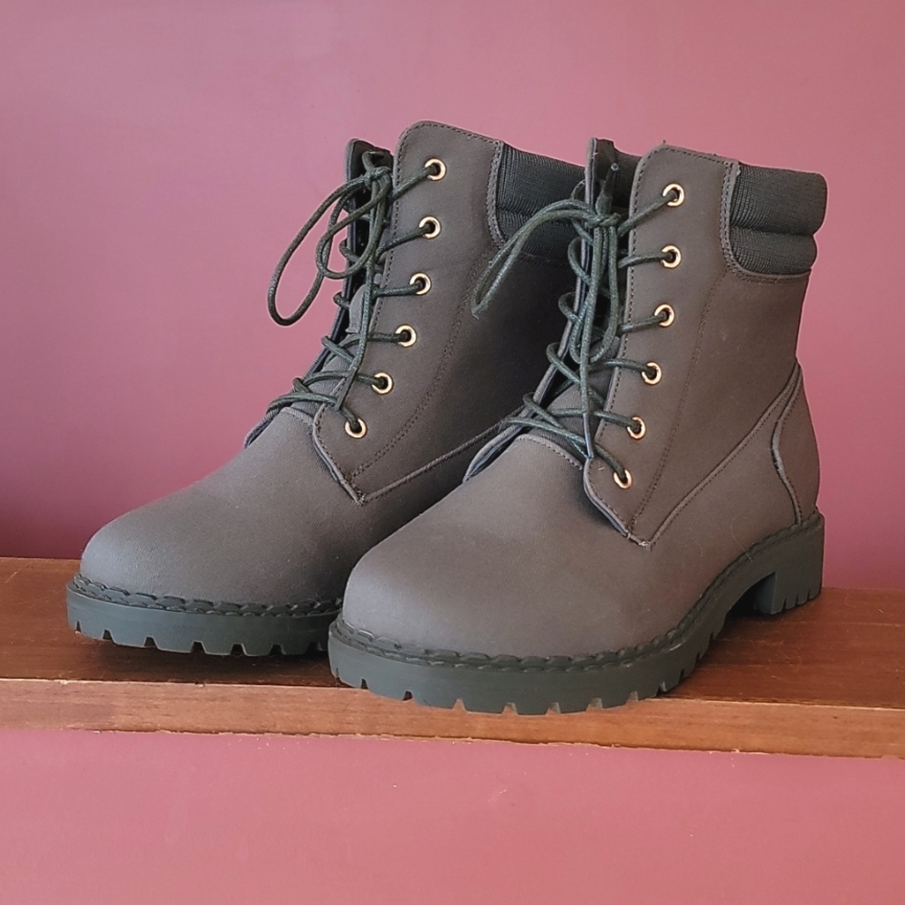 Olive Green Boots